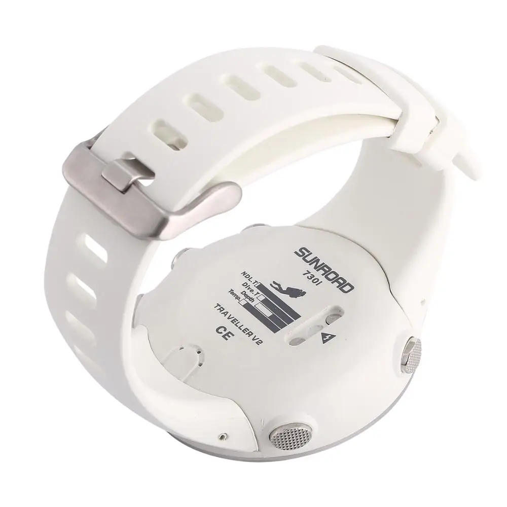 Ремешок SUNROAD Original для дайвинга мужских спортивных часов с компасом альтиметром глубиной 100 метров, водонепроницаемые цифровые часы высотомера на запястье.