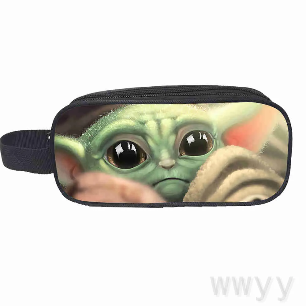 Детский чехол для карандашей Yoda с рисунком Мандалора мальчиков и девочек