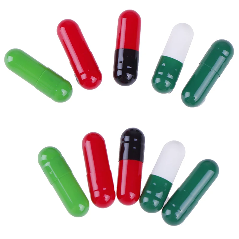 

1000pcs Empty Hard Gelatin Capsules All Kinds Of Colored Pill Case Empty Pill Holder