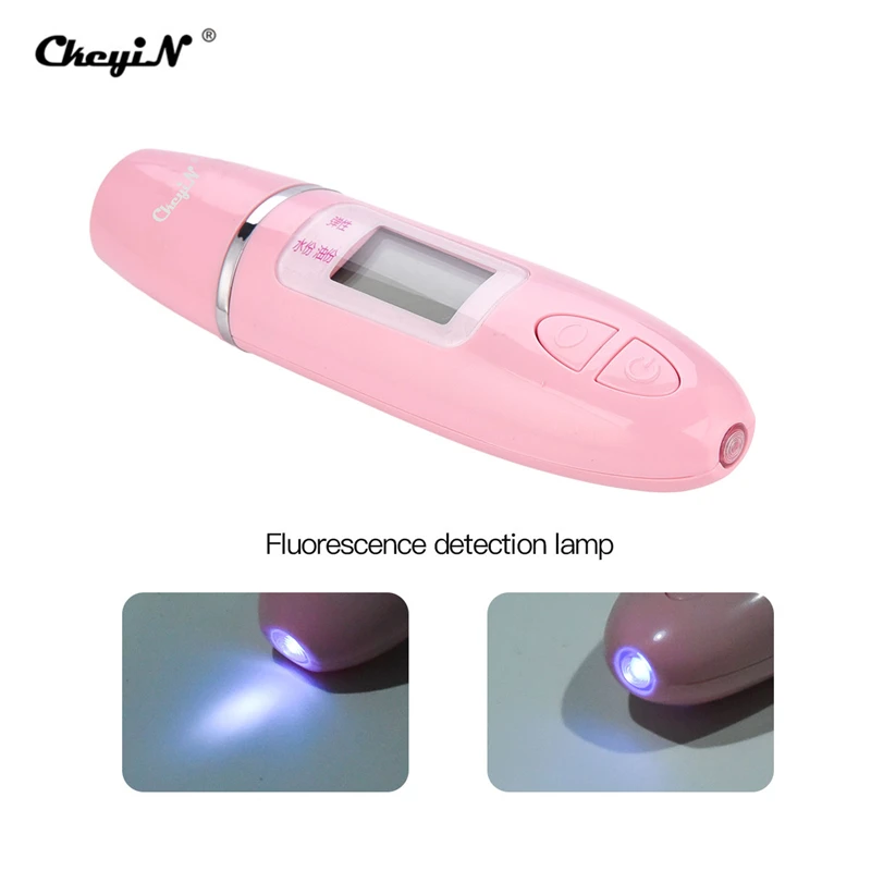 CkeyiN LCD Digital Skin Moisture Meter Care Tester Oil Content Analyzer Monitor Detector Facial Tools | Красота и здоровье
