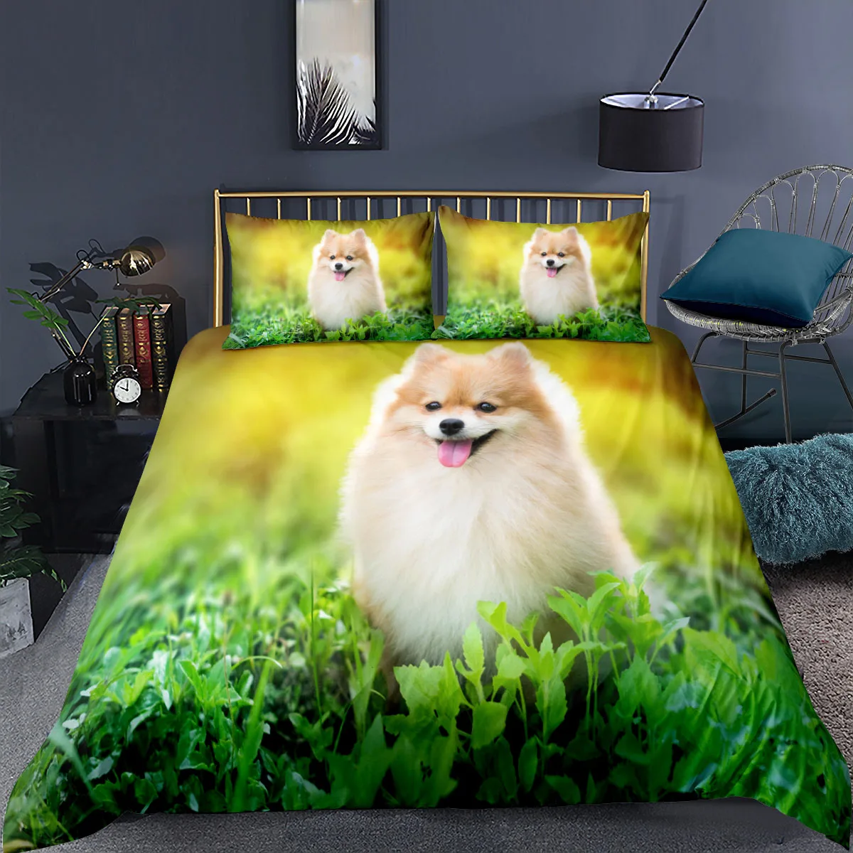 

Kawaii Dog Hiromi Bedding Set Animal Fashion 3d Duvet Cover Sets Comforter Bed Linen Twin Queen King Single Size Dropshipping