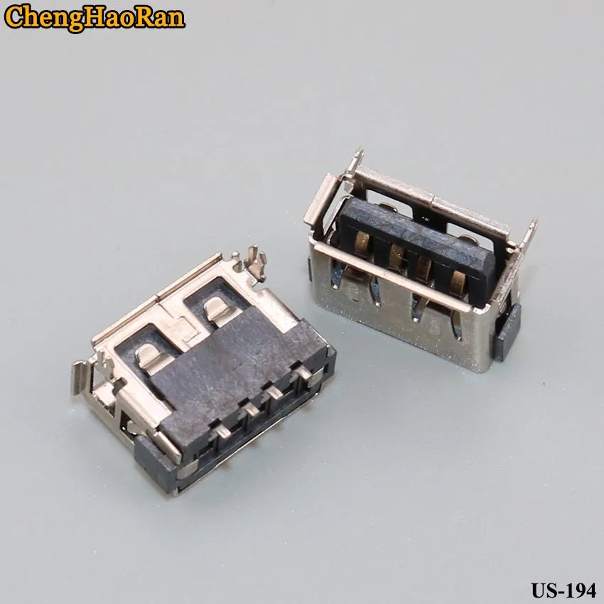ChengHaoRan 10 шт./партия для мобильного питания USB2.0 патч Тип женский короткий корпус