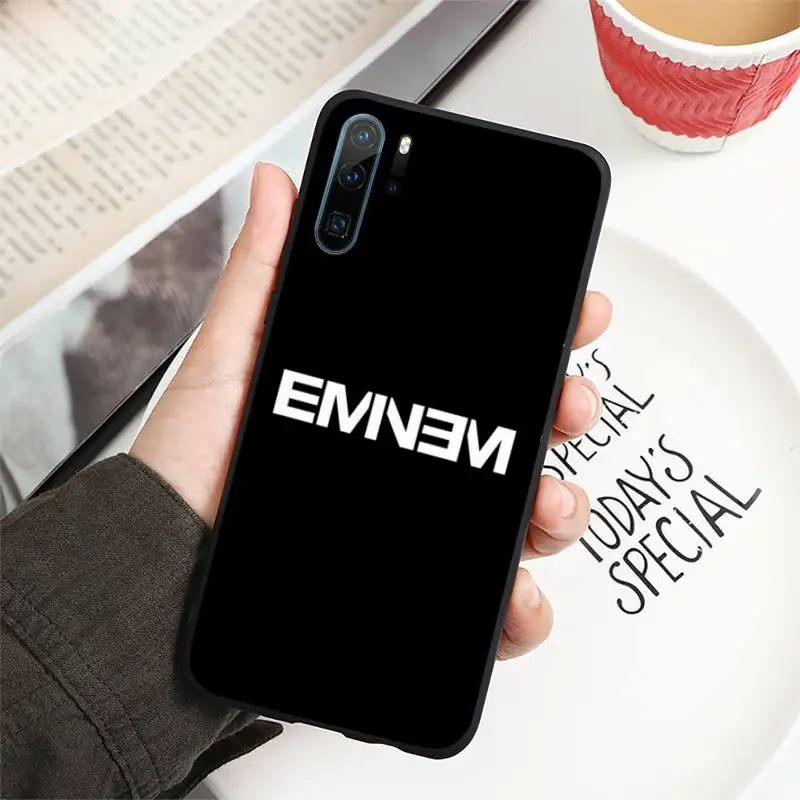 

Rapper eminem singer Phone Case For Huawei honor Mate P 10 20 30 40 i 9 8 pro x Lite smart 2019 nova 5t