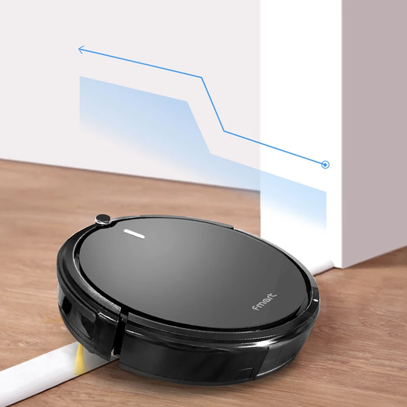 

Fmart Wireless Robot Vacuum Cleaner Map Navigation, Cyclone Filter,1800Pa Suction,Smart Memory,Electric Water Tank,Wet Mopping