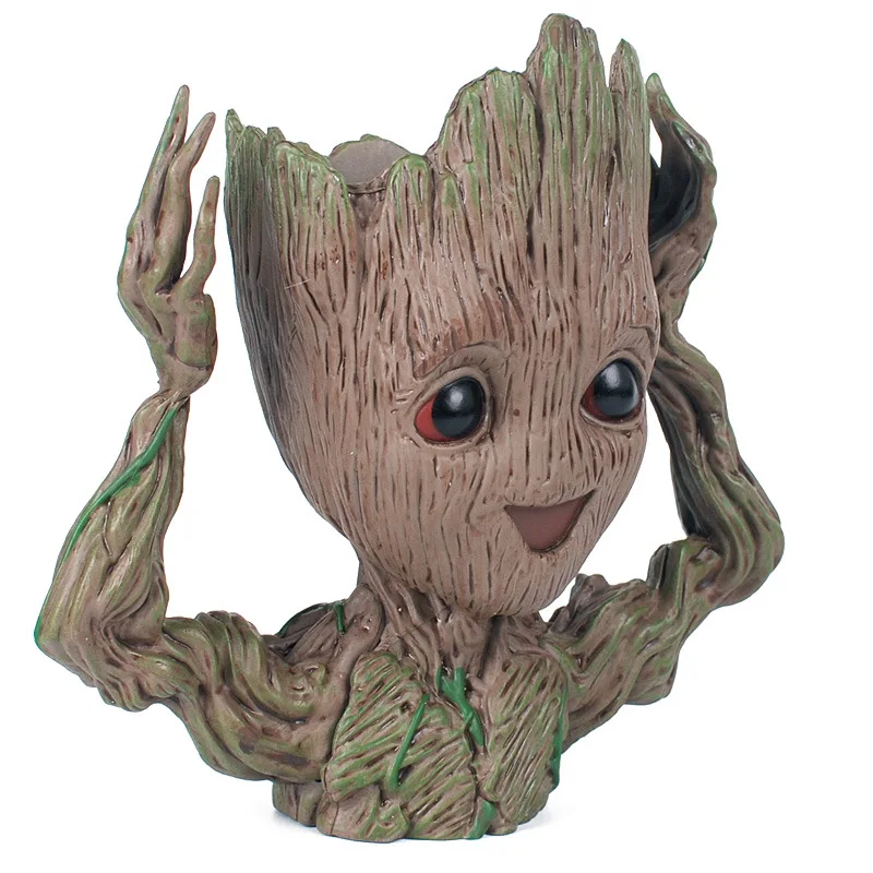 16cm Marvel Hero Groot Action Figure Doll Desktop Decoration Model The Avengers Kids Toys Anime figma Gifts for Boys PVC | Игрушки и