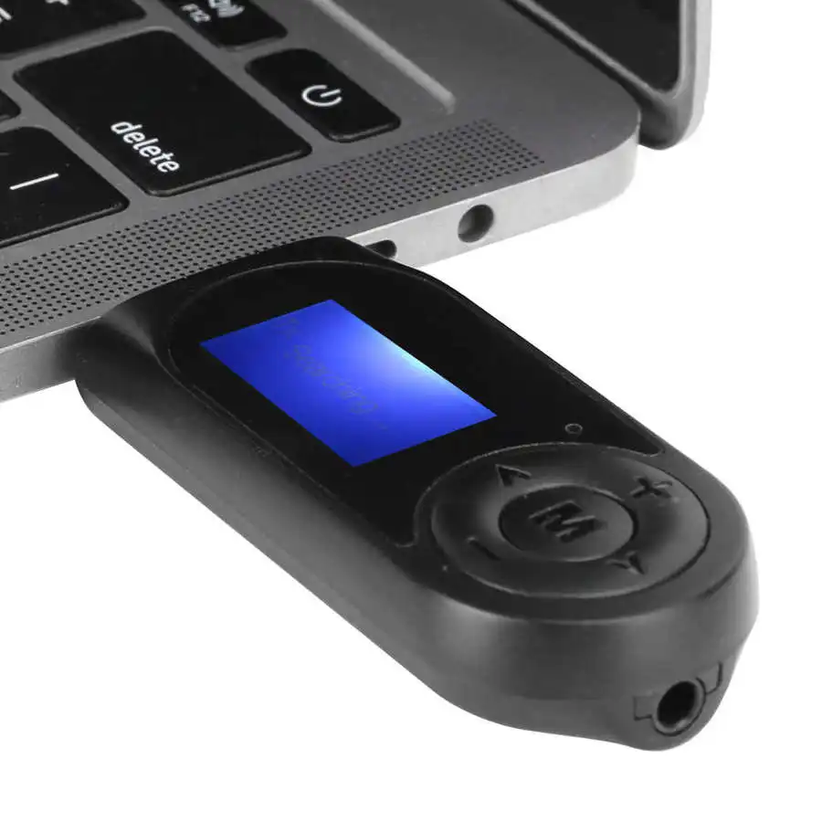 Bluetooth 5 0 приемник передатчик ЖК дисплей с экраном 2 в 1 USB беспроводной адаптер для