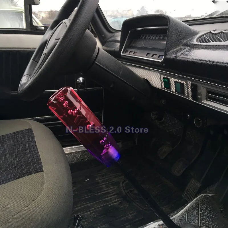 Ручка переключения передач JDM акриловая прозрачная 15 см|Ручка передач| |