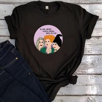 sanderson sisters woman tshirts vintage witch halloween women clothing gothic 2021 halloween women fashion tops girl