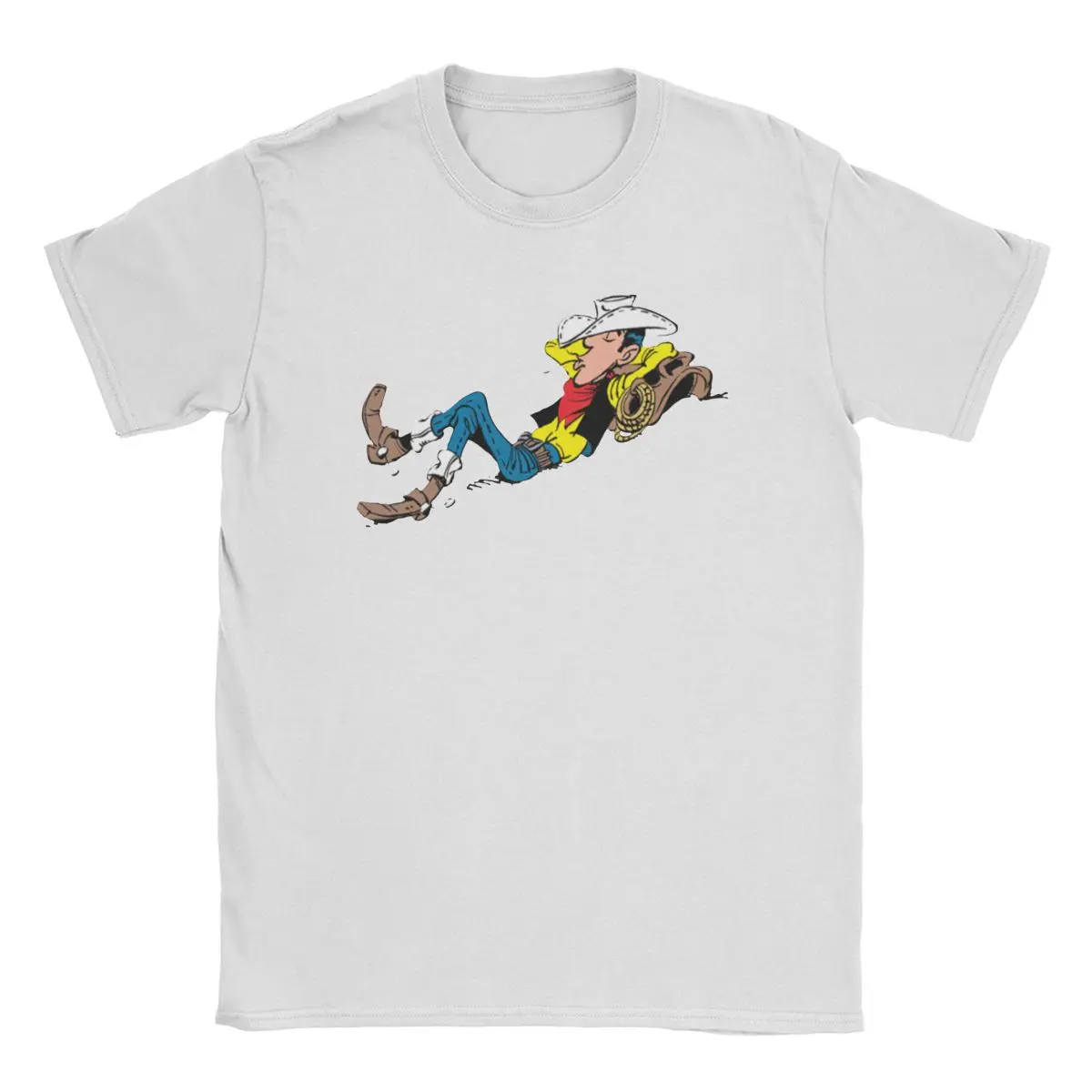 

Футболка унисекс хлопковая с круглым вырезом, коротким рукавом и принтом люка