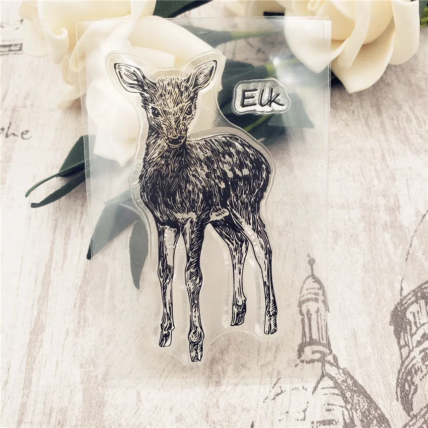 Прозрачный силиконовый штамп для DIY скрапбукинга фотоальбома декоративный