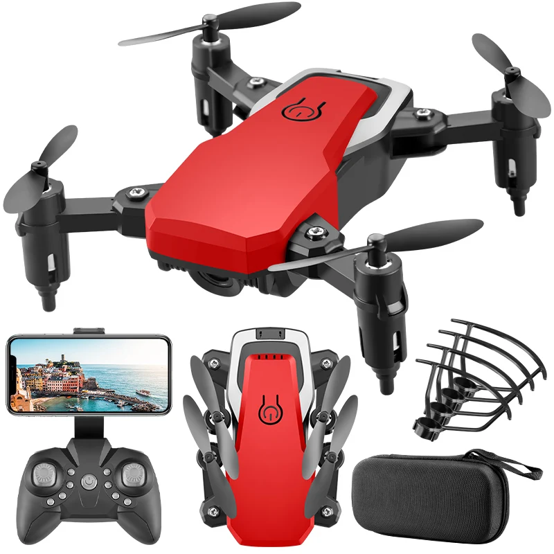 Радиоуправляемые вертолеты Мини-дрон с 4K 1080P Wi-Fi HD-камерой Складные дроны FPV Режим