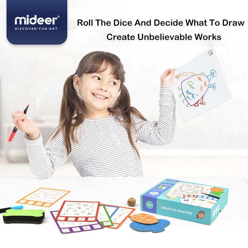 Mideer Детский граффити доска для рисования очищенный креативный рисунок пазл