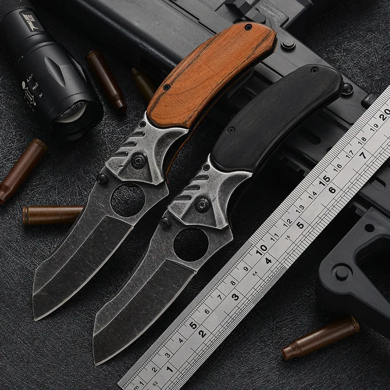 

High hardness folding knife camping tactics outdoor knives multifunctional survival wild survival knife hunting knives