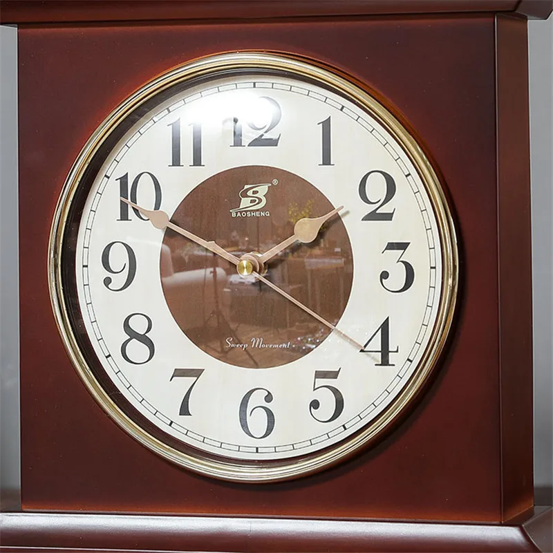 Simple Table Clock Living Room Creative European Retro Pendulum Office Desktop Vintage Ornaments Home Decor | Дом и сад