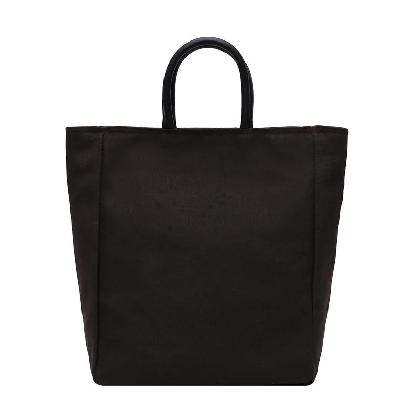 New fashion simple leisure Tote Bag student schoolbag large capacity canvas briefcase