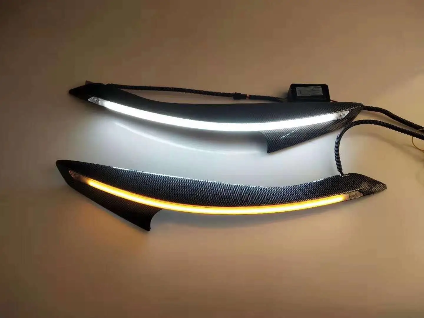 Светильник для головы автомобиля украшение бровей сигнал поворота DRL