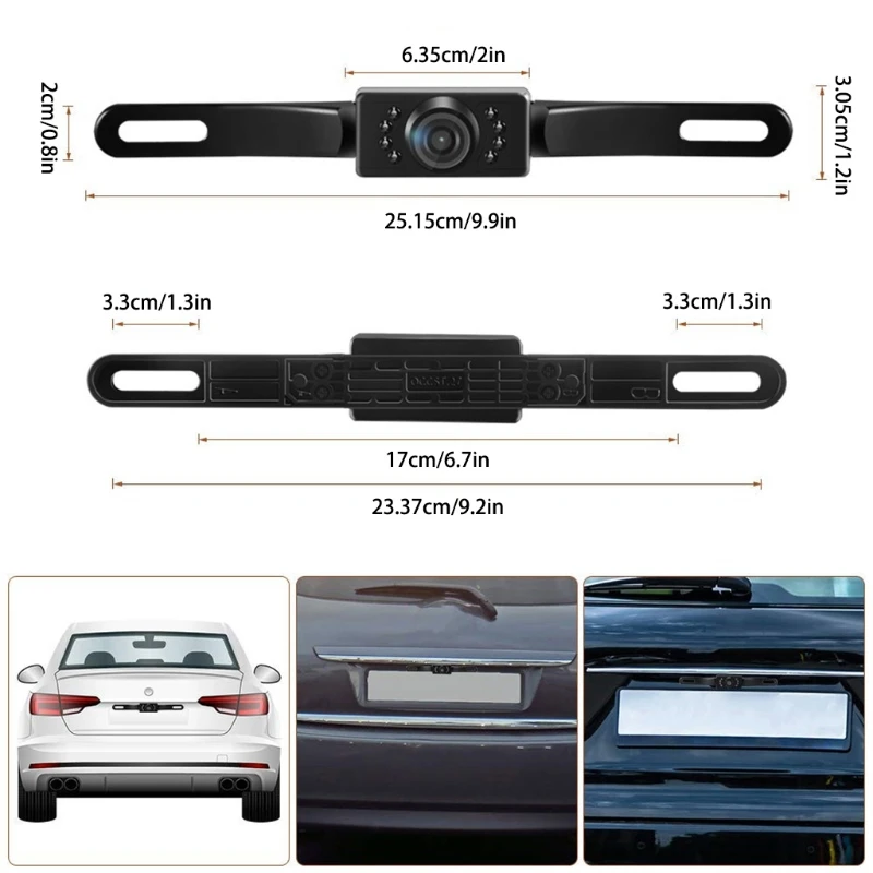 

Car 7 LED Infrared Sensor Light Night Vision Rear View Camera Backup Camera