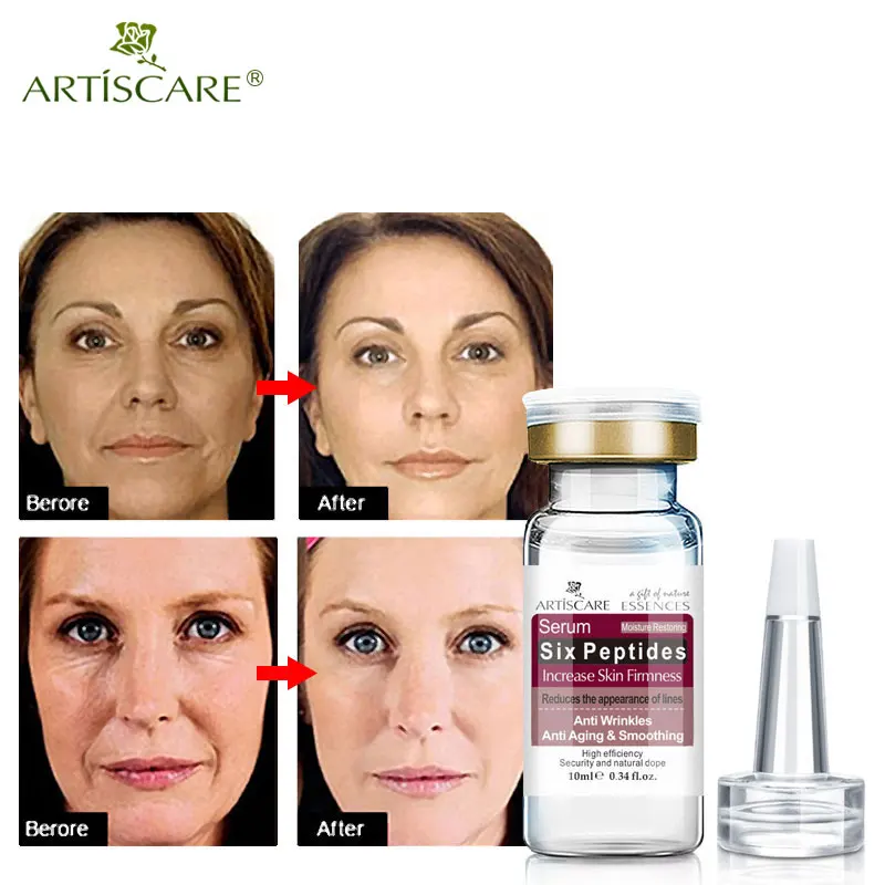 ARTISCARE Six пептид + Улитка ЭГФ Гиалуроновая кислота сыворотка 4 шт./компл. против