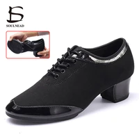 new latin dance shoes woman mid heel ballroom jazz salsa dancing shoes heeled 3cm5cm adult practice shoes womens sneakers