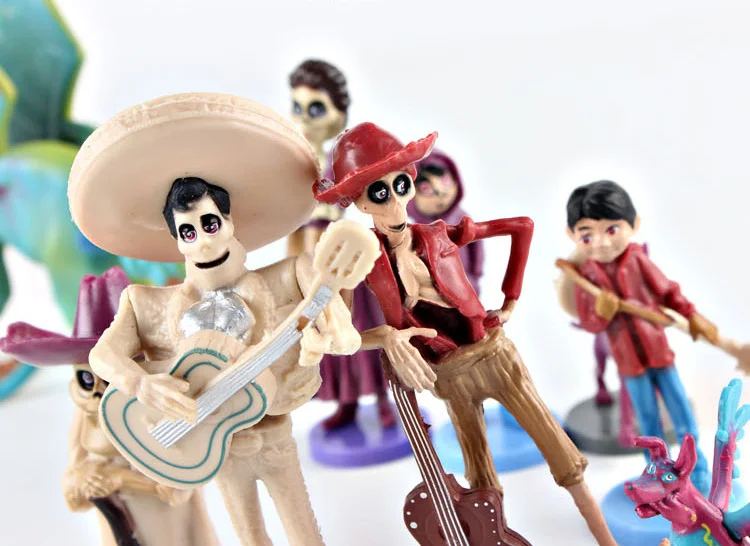 [Забавный] 9 шт./лот 5 10 см экшн фигурки из фильма Коко Пиксар Мигель Ривас