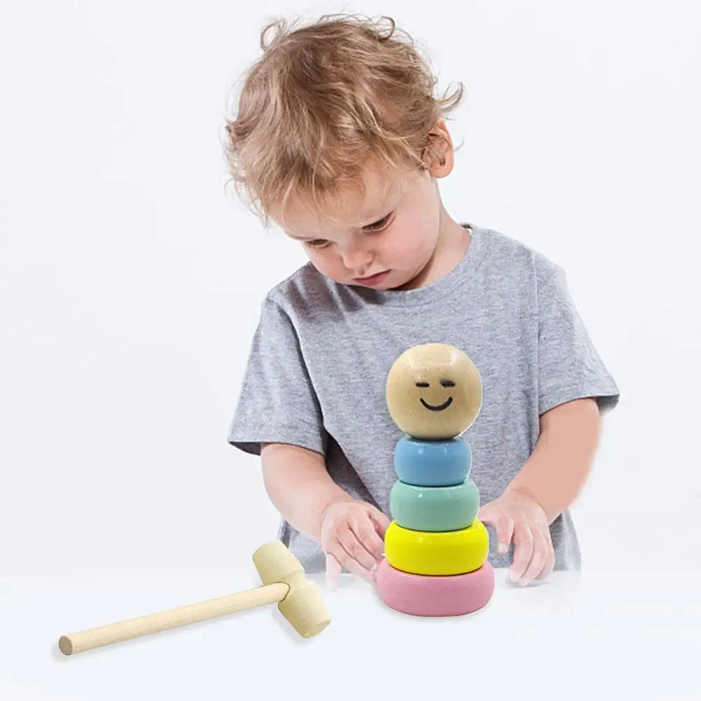 Забавные жесткие натуральные деревянные Волшебные милые люди разного размера