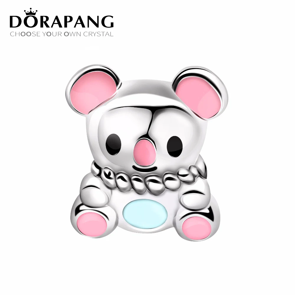 

NEW 100% 925 Sterling Silver Bead Charm Original design Jewelry New Cute Toys Bear Beads Beaded DIY Bracelets Girls Gifts