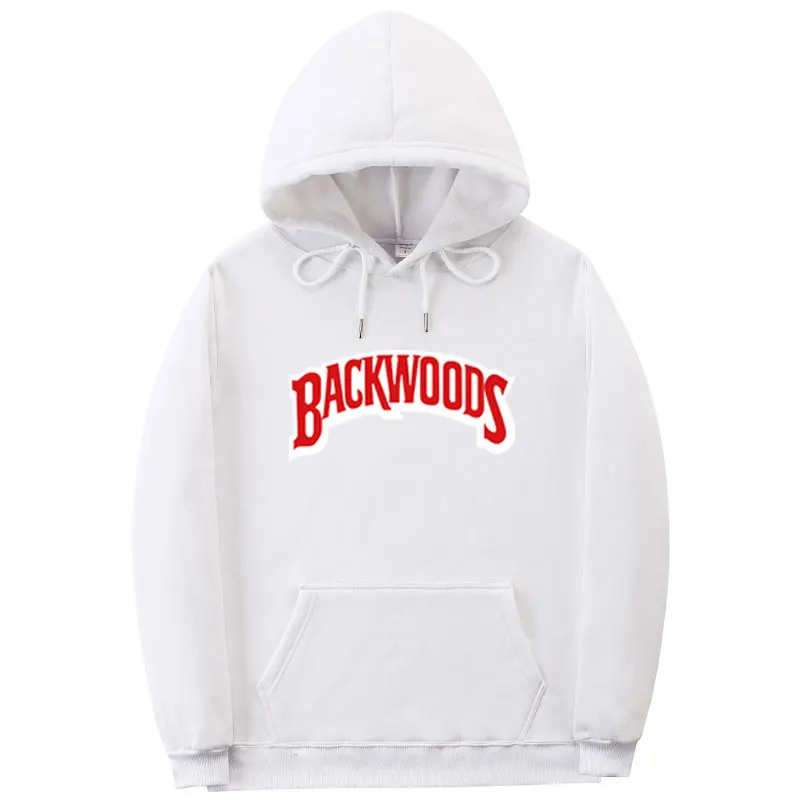 Винты манжеты на резинке толстовки уличная Backwoods Толстовка мужская мода Осень Зима хип хоп Толстовка Пуловер
