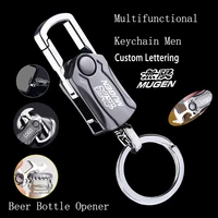 finger gyroscope mens multifunctional metal keychain for honda mugen accord civic crv city jazz hrv