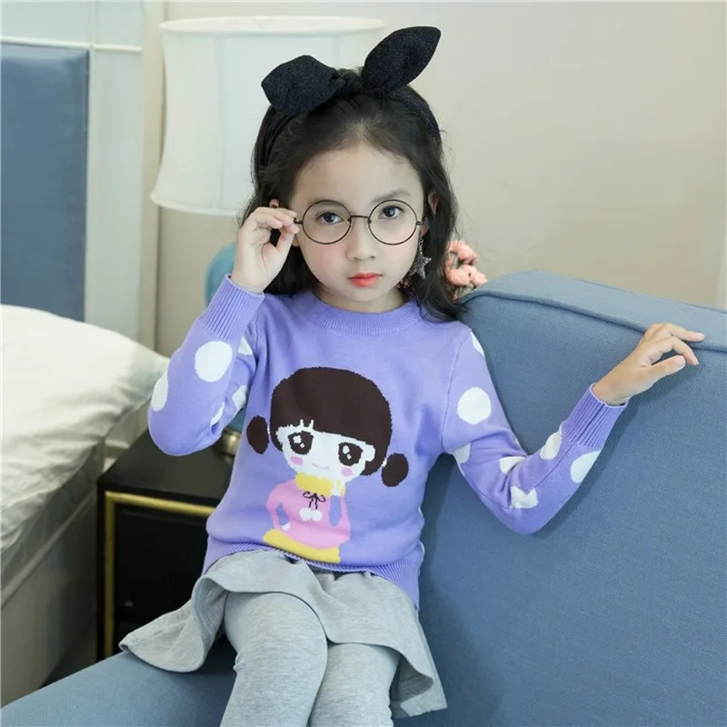 Свитер для девочек Детский свитер детский детская одежда осень-зима | Мать и