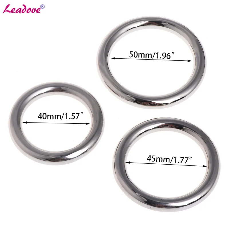 Кольцо на пенис из нержавеющей стали 3 размера | Красота и здоровье