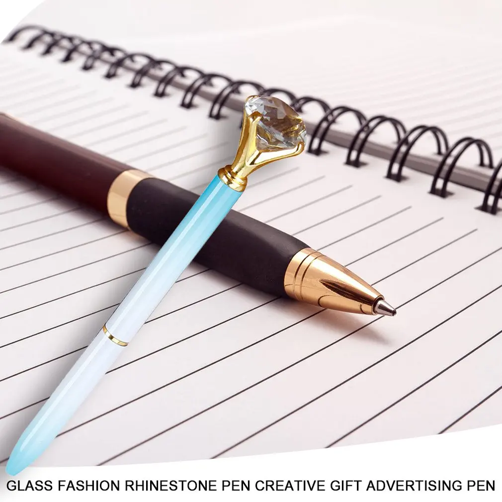 Металлическая большая Алмазная ручка стеклянный модный карандаш для нанесения