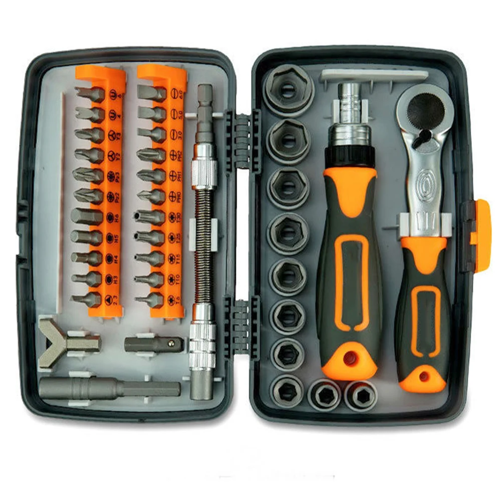

Multifunction Hand Tool Kit Home Screwdriver Set Car Repair Tool Set Auto Maintenance Tire Removal Sleeve Wrench Set Tool