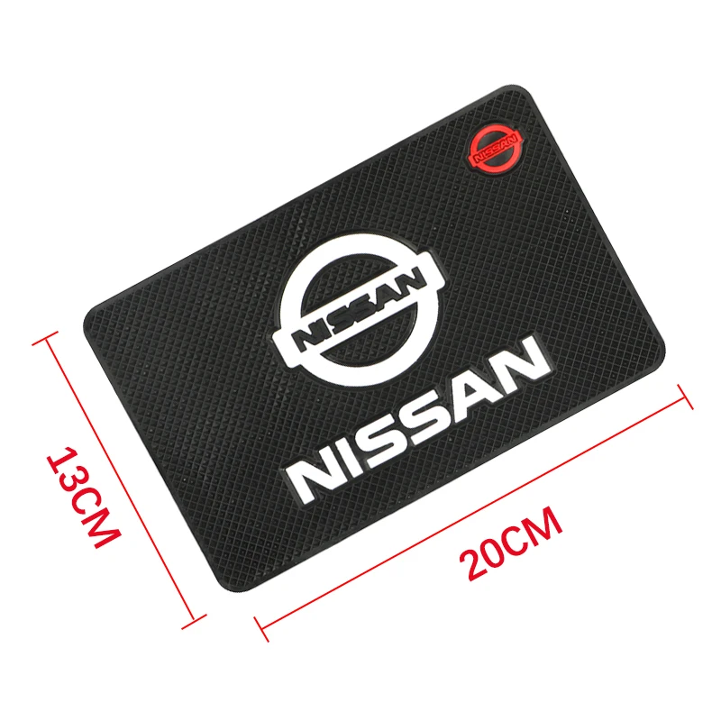 Car Logo Anti Slip Mat Phone Holder Non-Slip non slip Pad For Nissans Nismo X-trail Almera Qashqai Tiida Teana Styling | Автомобили и