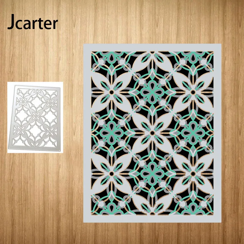 

2021 New Metal Cutting Dies Flowers Frame Rectangle Craft Handmade Knife Mould Blade Punch Stencils Dies for Scrapbooking Model
