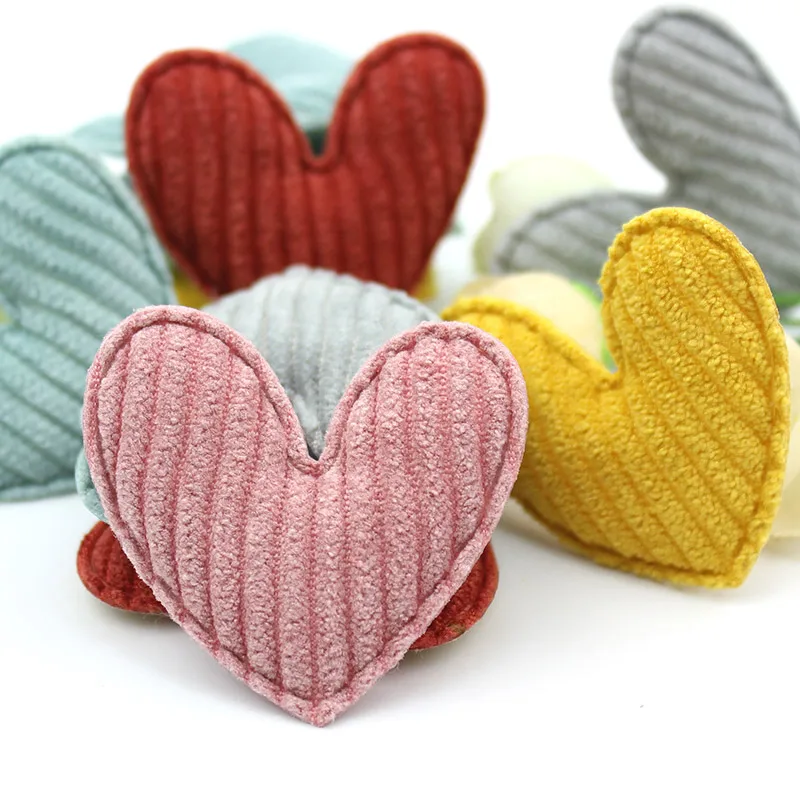 30 шт 4 5 см Смешанные фланелеты Сердце Звезда стеганые аппликации для ребенка