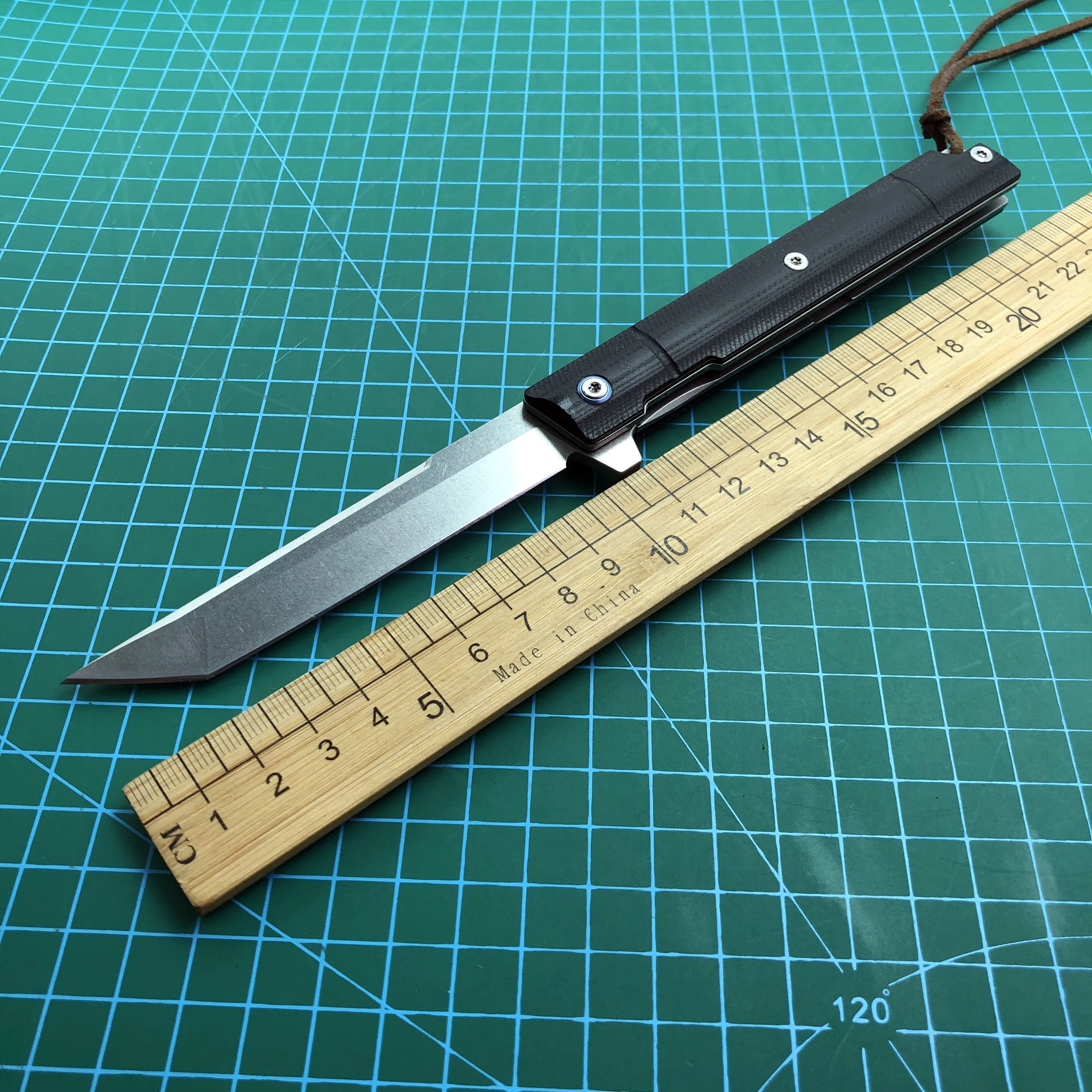 

DC53 Blade Material Non-Slip G10 + Steel Handle Tactical Field Survival Tool Outdoor Hunting Mountaineering Fishing Knife