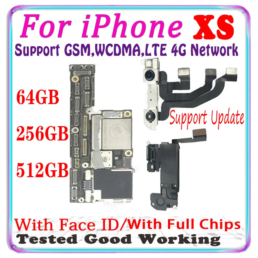 Материнская плата для iPhone XR XS MAX материнская с идентификацией по лицу работает