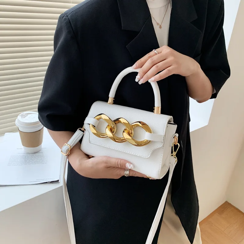 

Bags For Women 2022 New Luxury With Top Handle Shoulder Crossbody Strap Small Pu Leather Female Makeup Korean Fashion Handbags