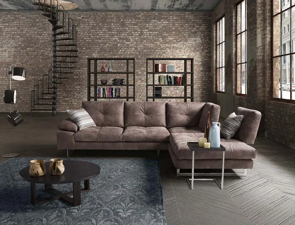 Секционный диван из натуральной кожи, угловой диван, мебель для дома,L-образный функциональный подголовник, современный, с 6 спинками