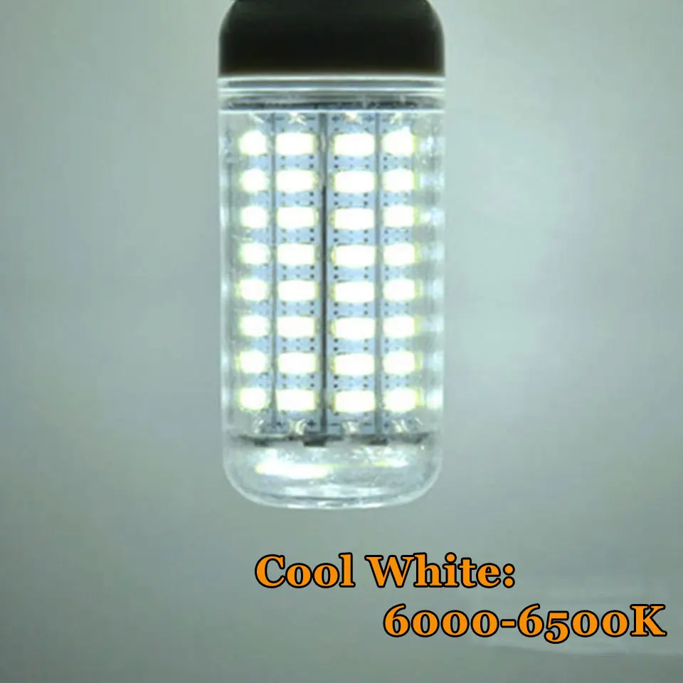 E27 E14 B22 G9 GU10 LED Maïs Ampoule 5730 Chaud SMD Blanc Froid 360° Lamp 220V
