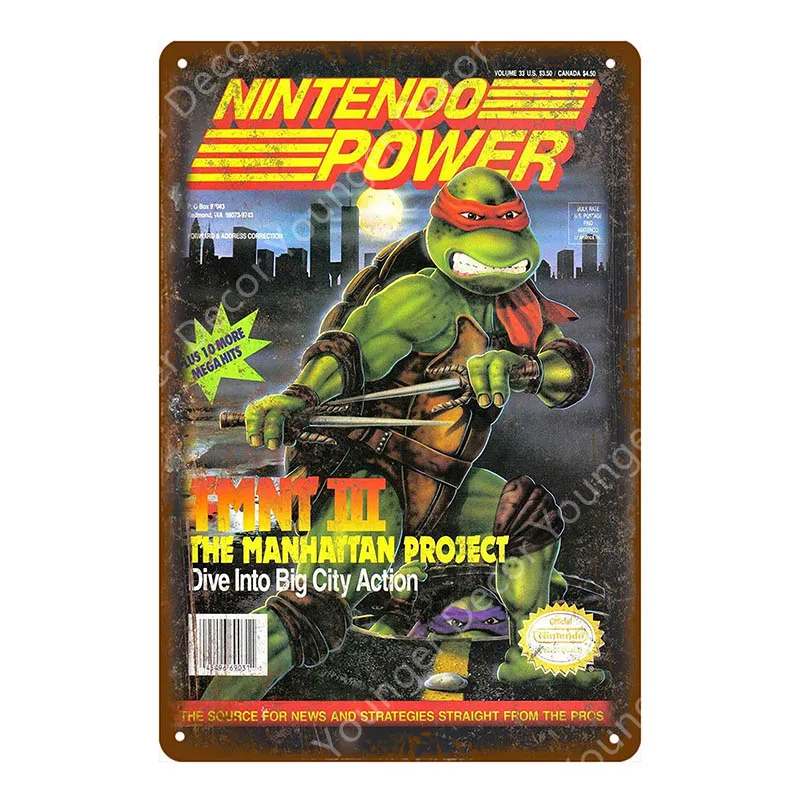 YD8053BI Power Play игровая видео игра программа плакат винтажные металлические знаки настенная живопись декоративная табличка детская комната домашний декор YI-163 - Цвет: YD8053BI