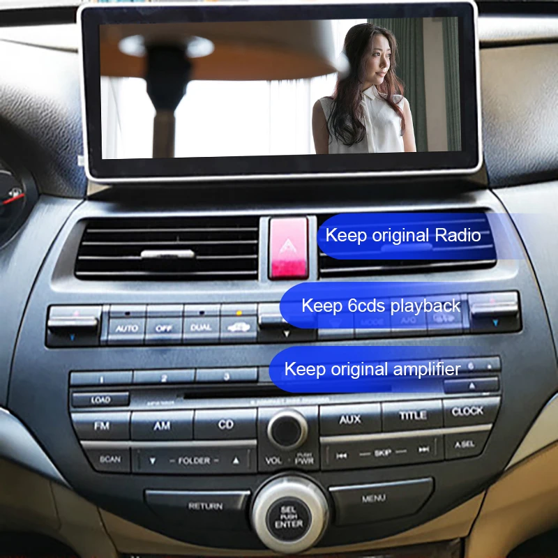 Автомобильный радиоплеер 64 ГБ Android 8 0 10 25 дюйма для Honda Accord Crosstour 2008 2009 2010 2011 2012 Bluetooth