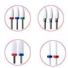 Керамические сверла для ногтей 10 типов, для электрической дрели, принадлежности для маникюра, фрезы, подходят для всех фрез для ногтей