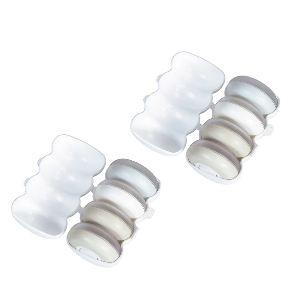 

2 Sets Cream Sample Pots Box Face Cream Bottles Emulsion Storage Case Bottle