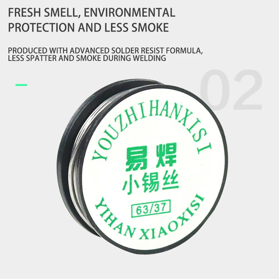 Проволока для пайки 1 мм с Флюсом Оловянно-свинцовым канифольным сердечником
