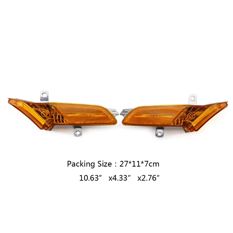 

Car Side Marker Light Bright LED Easy Install Lamps Safety Driving at Night Lamp Accessories for 08-10 Car Model T21E