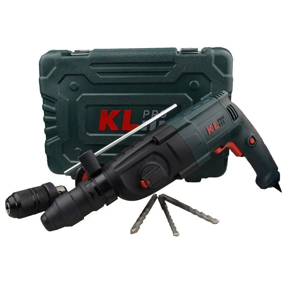 

KLPRO KLPM2603 850 Вт 3.2J Профессиональный SDS-Plus двойной сверлильный патрон/дрель