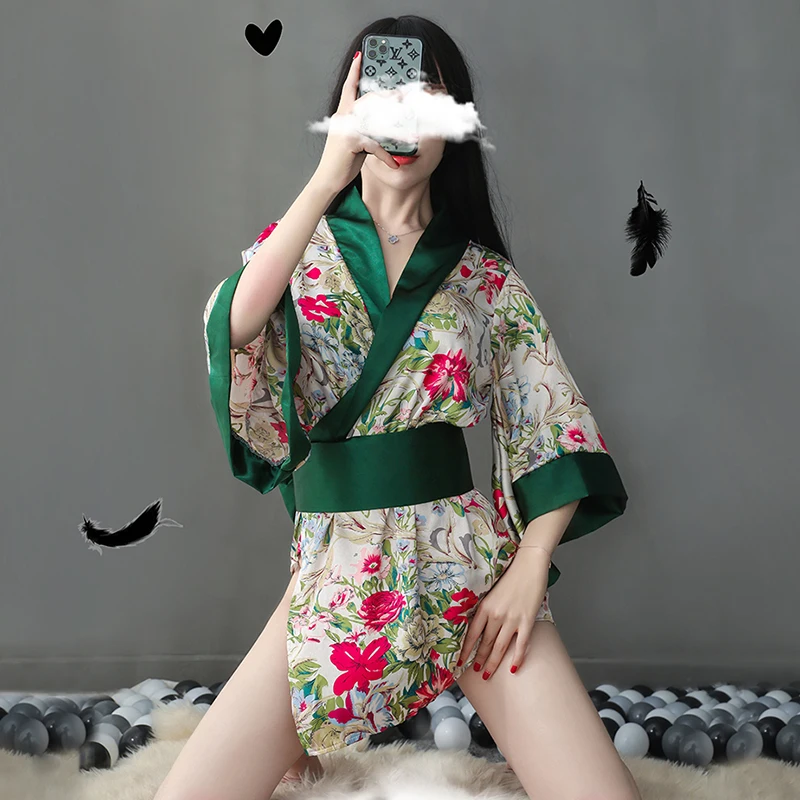 

Японское Сексуальное Женское милое кавайное нижнее белье для косплея коровы кимоно для ролевых игр халат платье горничной наряд для стрипт...
