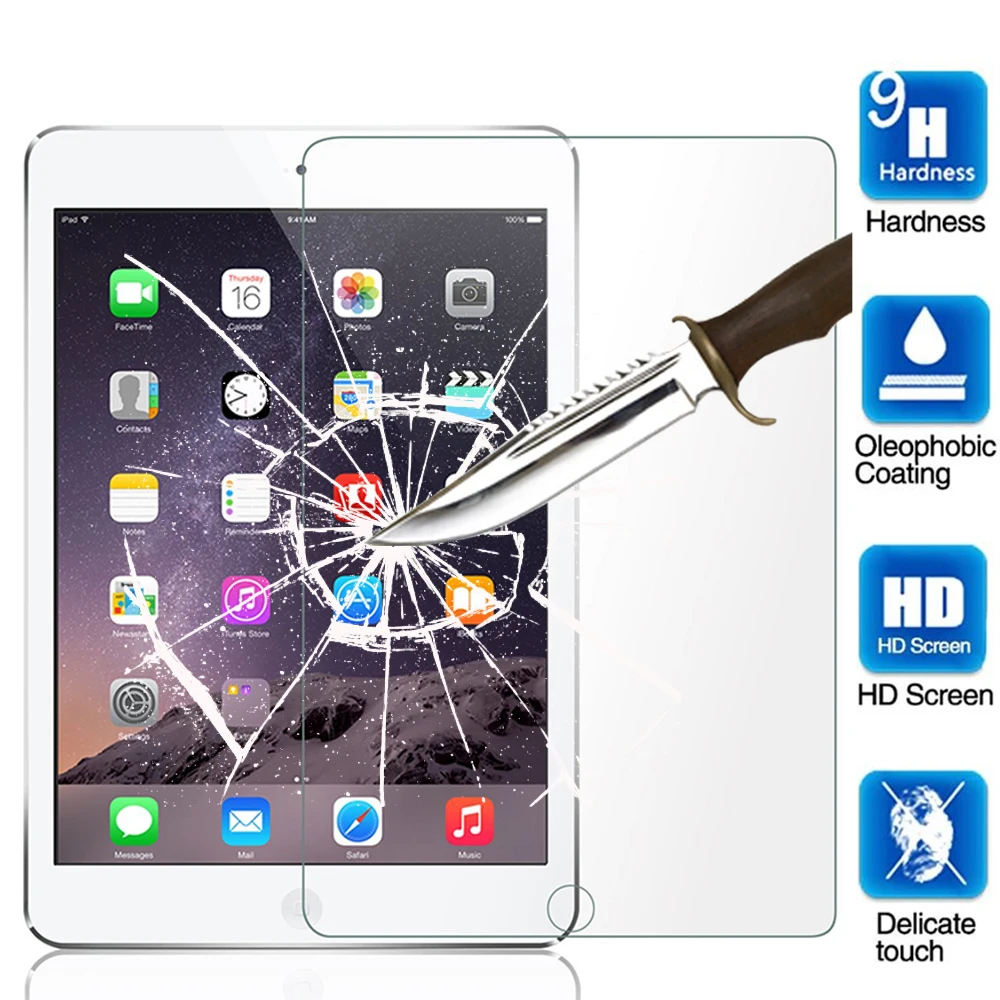 

Tempered Glass Screen Protector For iPad mini 2 3 4 5 For iPad 7.9 9.7 10.2 2019 2017 2018 Air 3 10.5 Air 1 2 Pro 11 10.9 Film