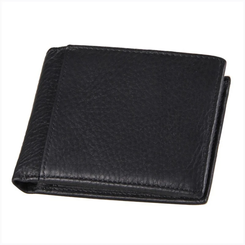 

High-quality Retro Men's Wallet Fashion Simple Credit Card Bag With Zip Coin Pocket Fit For 8 Cards & Photo Window